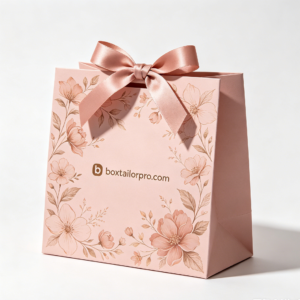 Personalized Thick Paper Gift Bags – Luxury Custom Logo